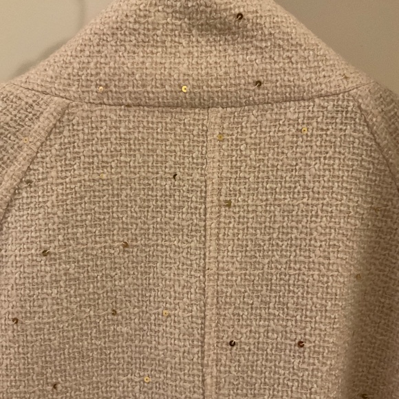 Women Coat, Small, Cream, Japanese Brand United Arrows - Picture 5 of 14